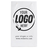 Berufliches Unternehmen Kleine Geschenktüte (Rückseite)