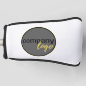 BERUFLICHES UNTERNEHMEN LOGO CIRCLE WHITE GOLF HEADCOVER (Vorderseite)