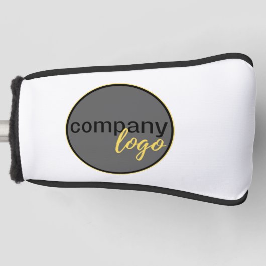 BERUFLICHES UNTERNEHMEN LOGO CIRCLE WHITE GOLF HEADCOVER (Vorderseite)