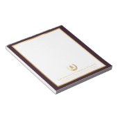 Berufliches Unternehmen Notizblock (angewinkelt)