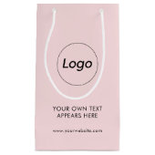 Berufliches Unternehmen - Rosa Kleine Geschenktüte (Vorderseite)