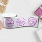 Berufliches Unternehmensliloption hochladen Satinband