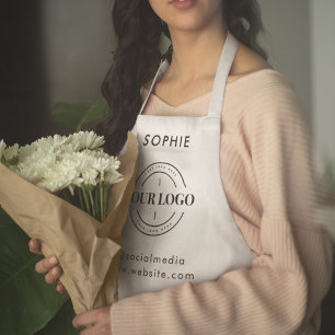 Berufliches Unternehmenslogo Schürze