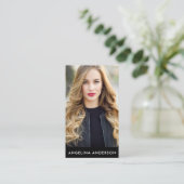 Berufliches vorbildliches visitenkarte (Stehend Vorderseite)