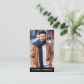 Berufliches vorbildliches visitenkarte (Stehend Vorderseite)