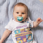 Berufliches Webentwickler-Iconic-Design Baby Strampler