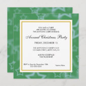 Berufliches Weihnachts-Party Einladung (Vorne/Hinten)