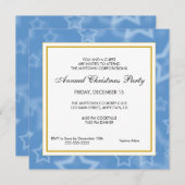 Berufliches Weihnachts-Party Einladung (Vorne/Hinten)