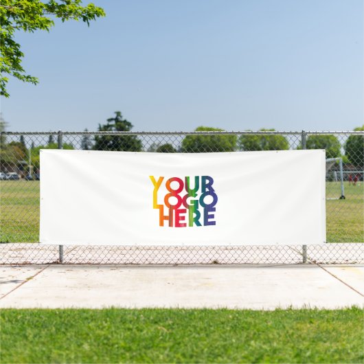 Berufliches White-Simple-Business-Logo Banner (InSitu)