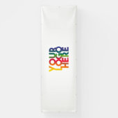 Berufliches White-Simple-Business-Logo Banner (Vertikal)