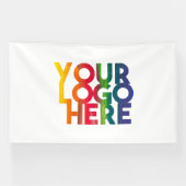 Berufliches White-Simple-Business-Logo Banner (Horizontal)
