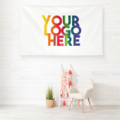 Berufliches White-Simple-Business-Logo Banner (Insitu)