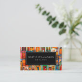 Berufliches wirkliches Anwesen-moderne klassische Visitenkarte (Stehend Vorderseite)