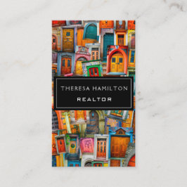 Berufliches wirkliches Anwesen-moderne klassische Visitenkarte