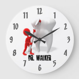 Berufliches Zahnarzt-Büro Große Wanduhr