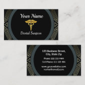 Berufliches zahnmedizinisches visitenkarte (Vorne/Hinten)