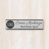 Berufliches Zeichen für graue, benutzerdefinierte Türschild (Vorderseite )