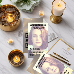 Berufliches zeitgenössisches Foto Visitenkarte