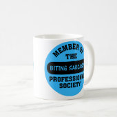 Berufs- ausgebildet, um sarkastische Kommentare zu Kaffeetasse (VorderseiteRechts)