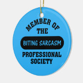 Berufs- ausgebildet, um sarkastische Kommentare zu Keramik Ornament (Links)