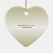 Berufs-Frauen-Zahnarzt-berufliches Keramikornament (Hinten)