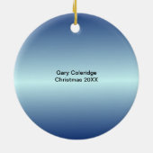 Berufs-Klempner-Gewohnheit personalisiert Keramik Ornament (Hinten)