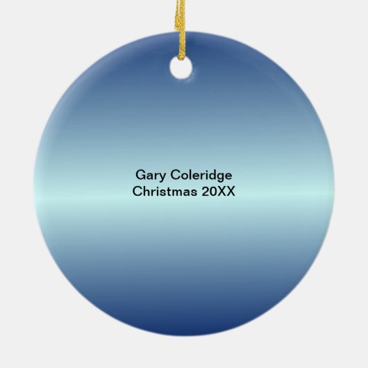 Berufs-Klempner-Gewohnheit personalisiert Keramik Ornament (Hinten)