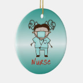 Berufs-Krankenschwester-kundenspezifisches Keramikornament (Rechts)