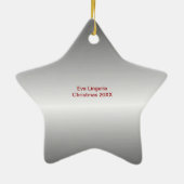 Berufs-Musiker-berufliche weibliche Gewohnheit Keramikornament (Hinten)