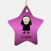 Berufs-Nonnen-religiöse Berufung personalisiert Keramikornament (Rechts)