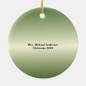 Berufs-Priester-religiöser Klerus personalisiert Keramikornament (Hinten)