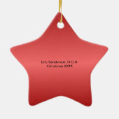 Berufs-Zahnarzt-berufliches männliches Keramikornament (Hinten)