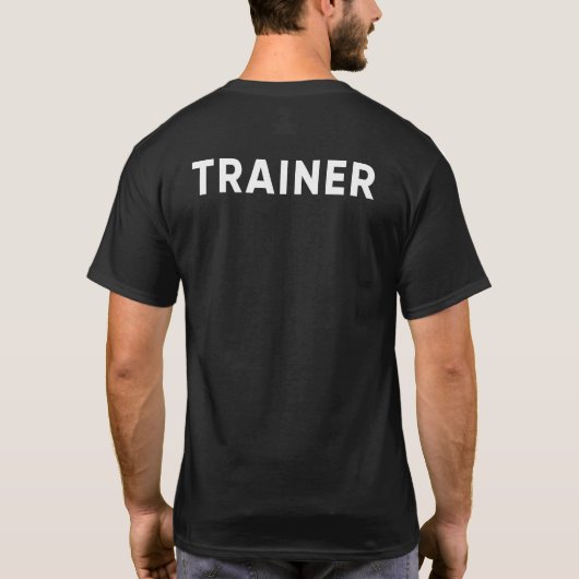 Berufsbezeichnung des Ausbilders T-Shirt (Rückseite)