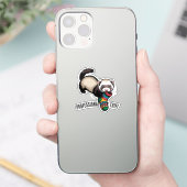 Berufsdiebin von Socken Aufkleber (Telefon)