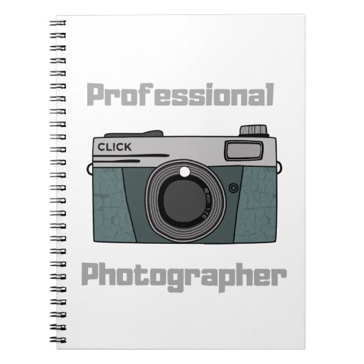 Berufsfotograf Notizblock (Vorderseite)