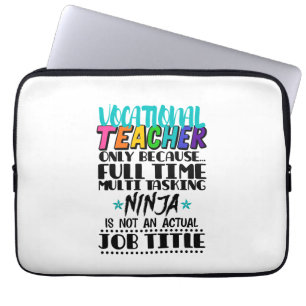 Berufslehrer nur aufgrund der Multi-Time-Vollzeita Laptopschutzhülle