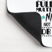 Berufslehrer nur aufgrund der Multi-Time-Vollzeita Mousepad (Ecke)