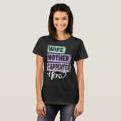 Berufsmarine Held Mutter Carpenter 1 T-Shirt (Vorne ganz)