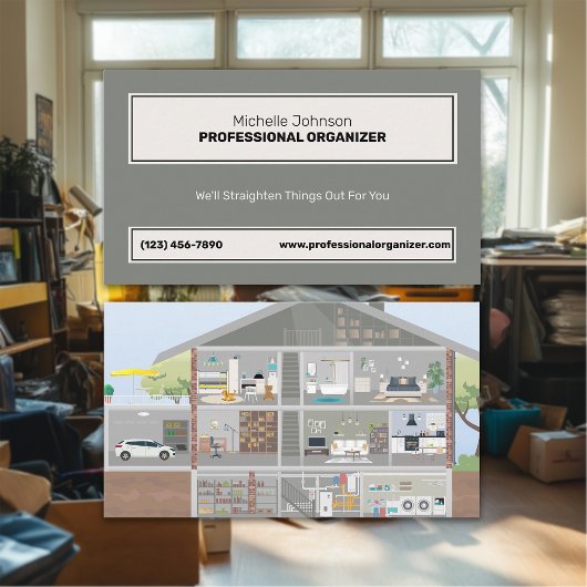 Berufsorganisator Visitenkarte