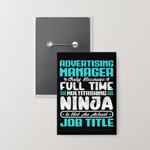 Berufsqualifikationen des Werbetreibers Button