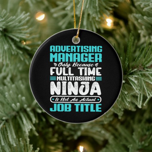 Berufsqualifikationen des Werbetreibers Keramik Ornament (Baum)