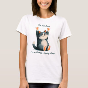 Berufsschläfer Lustige schlafende Katze T-Shirt