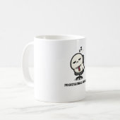 Berufsschläfer - Süßer müder Charakter Büro Kaffeetasse (Vorderseite Links)