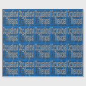 Berufstherapeut Geschenkpapier (Flach)