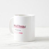 Berufstherapeut im Gange - Personalisiert Kaffeetasse (Vorderseite Links)