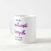 Berufstherapeut Kaffeetasse (Vorderseite Links)