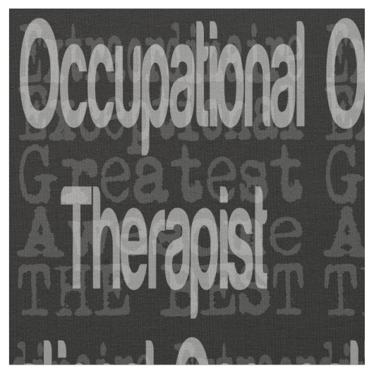 Berufstherapeut Stoff (Nahaufnahme)