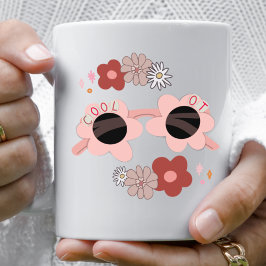 BerufstherapeutIn Fun Floral Sonnenbrille Zweifarbige Tasse
