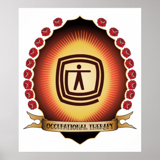 Berufstherapie Mandorla Poster (Vorne)