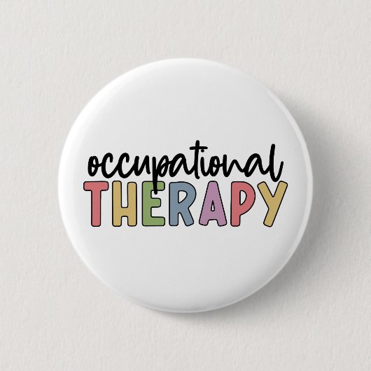 Berufstherapie OT Student Grad Geschenke Button (Vorderseite)
